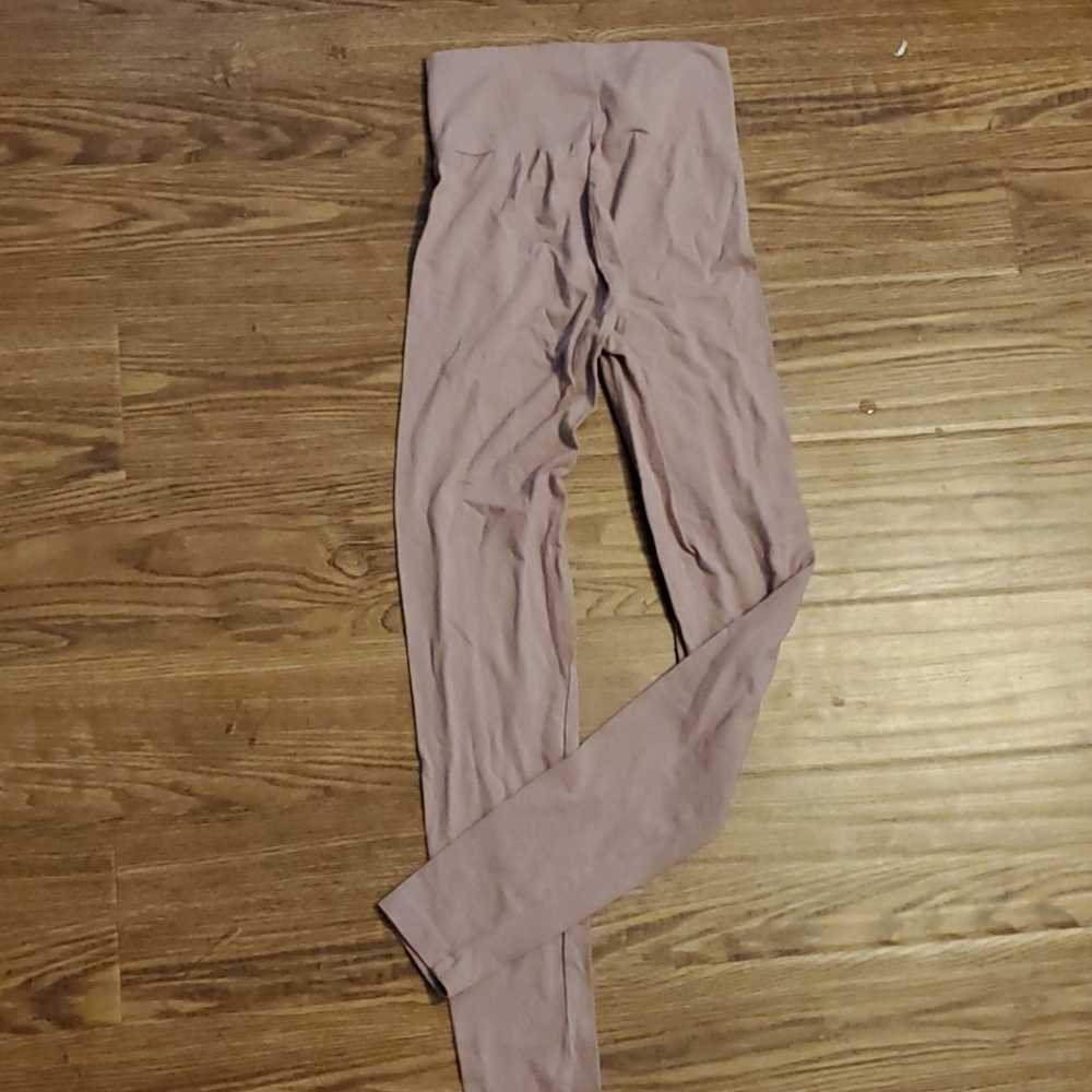 Pinky Nude cotton leggings